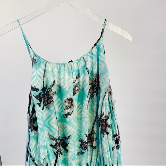 Palm Tree Cold Shoulder Tunic - Picture 15 of 16